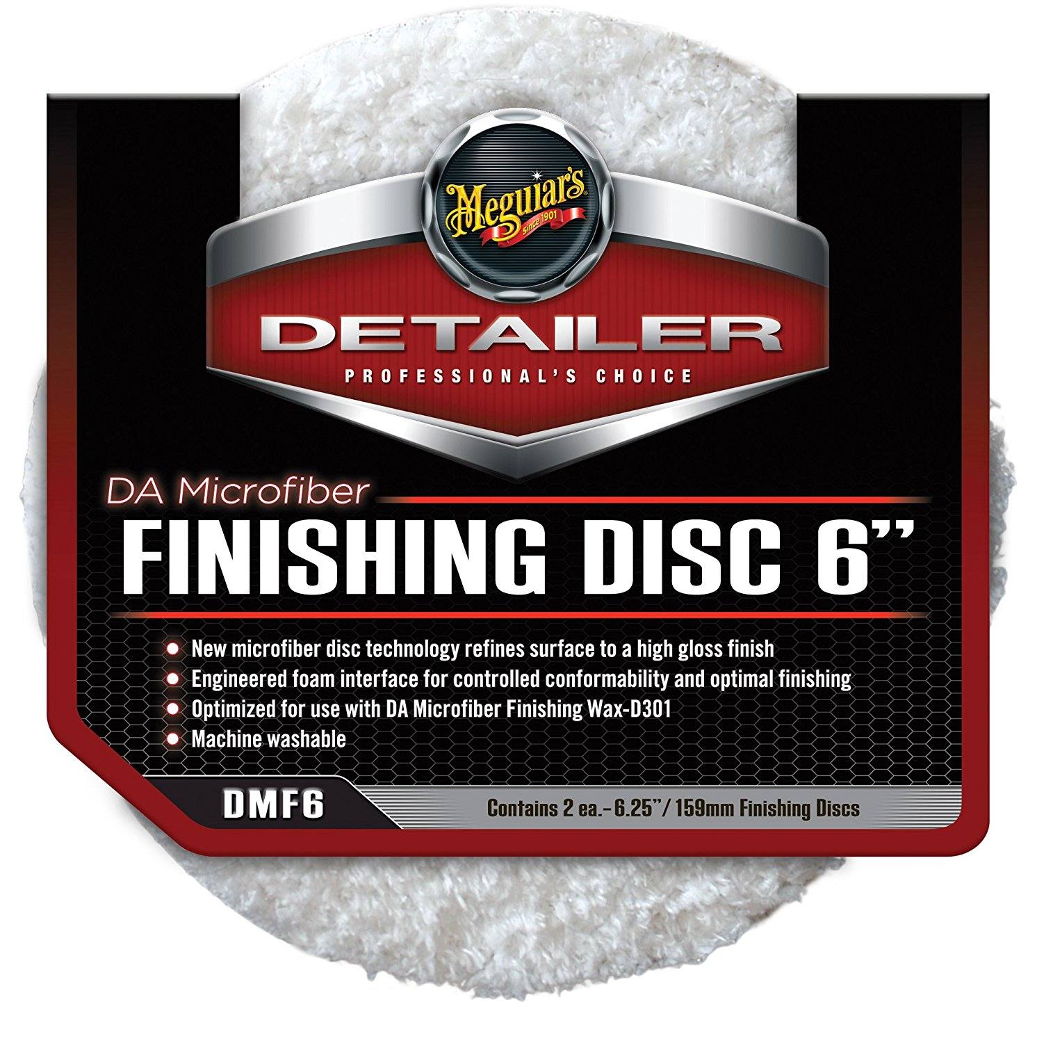 DA MICROFIBRE FINISHING DISC 6" - PACK 2 UDS.